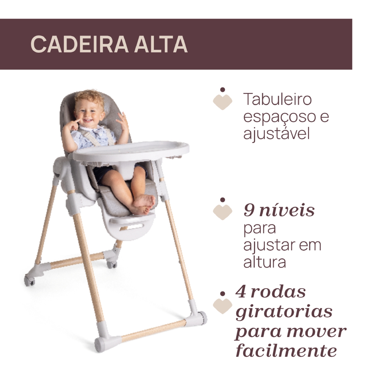 Cadeira de Papa Polly Armonia - Scandinavian
