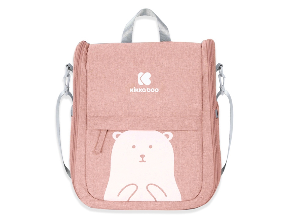 Cama de viagem 2 em 1 Kikkaboo rosa