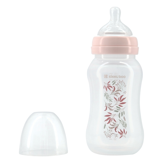 Biberão anticólicas 330 ml rosa