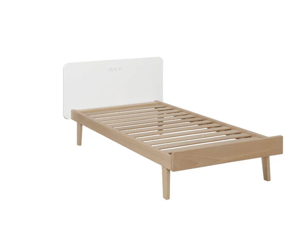 Cama Convertível Micuna Big Trevi – Branco/Madeira