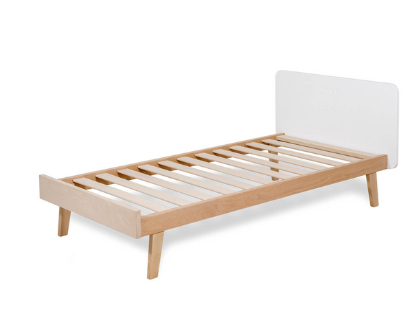 Cama Convertível Micuna Big Trevi – Branco/Madeira