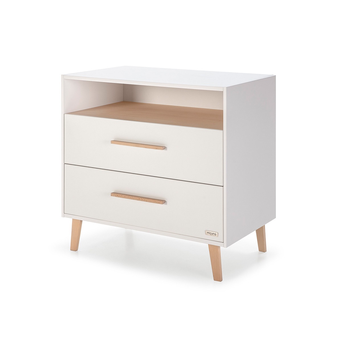 Cómoda  Trevi branco/madeira