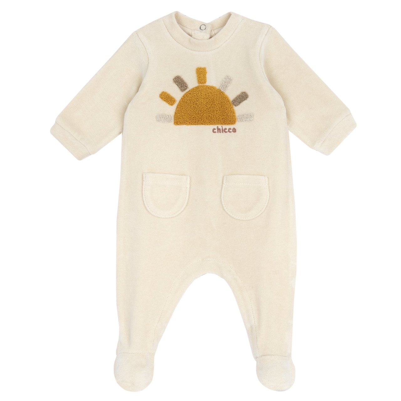 Babygrow abertura no interior da perna