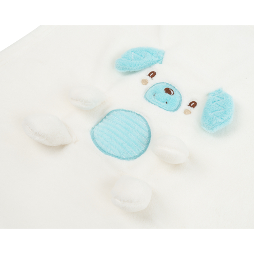 Manta de bebé bordado 3D Puppy