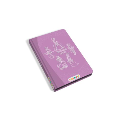 Bloco de desenho c/ Ilustrações Princesas