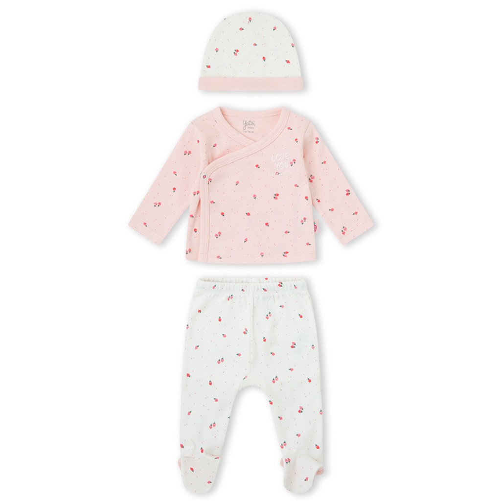 Conjunto  3 pcs morango