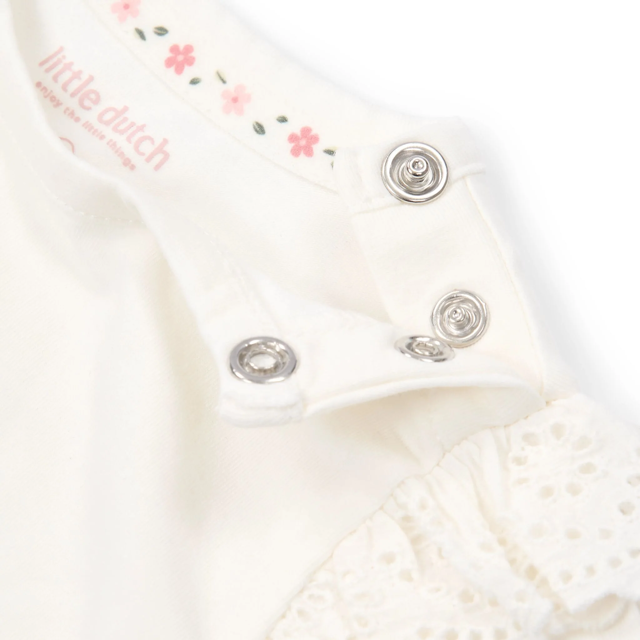 T-shirt white Flowers