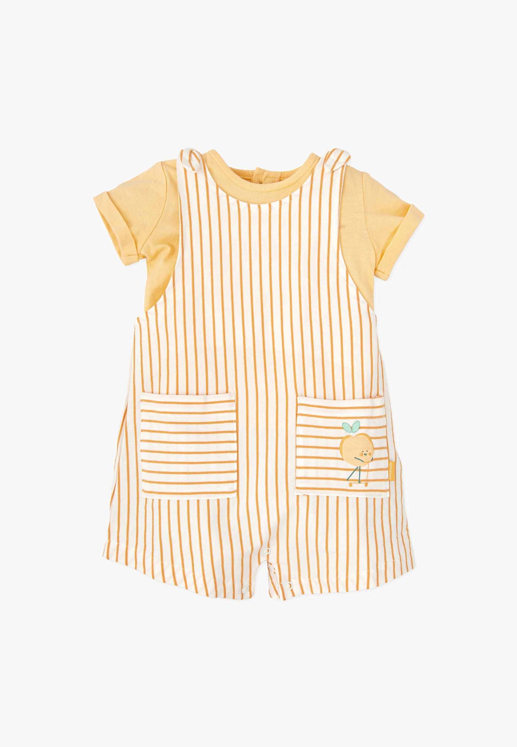 Conjunto 2 pcs laranja menina