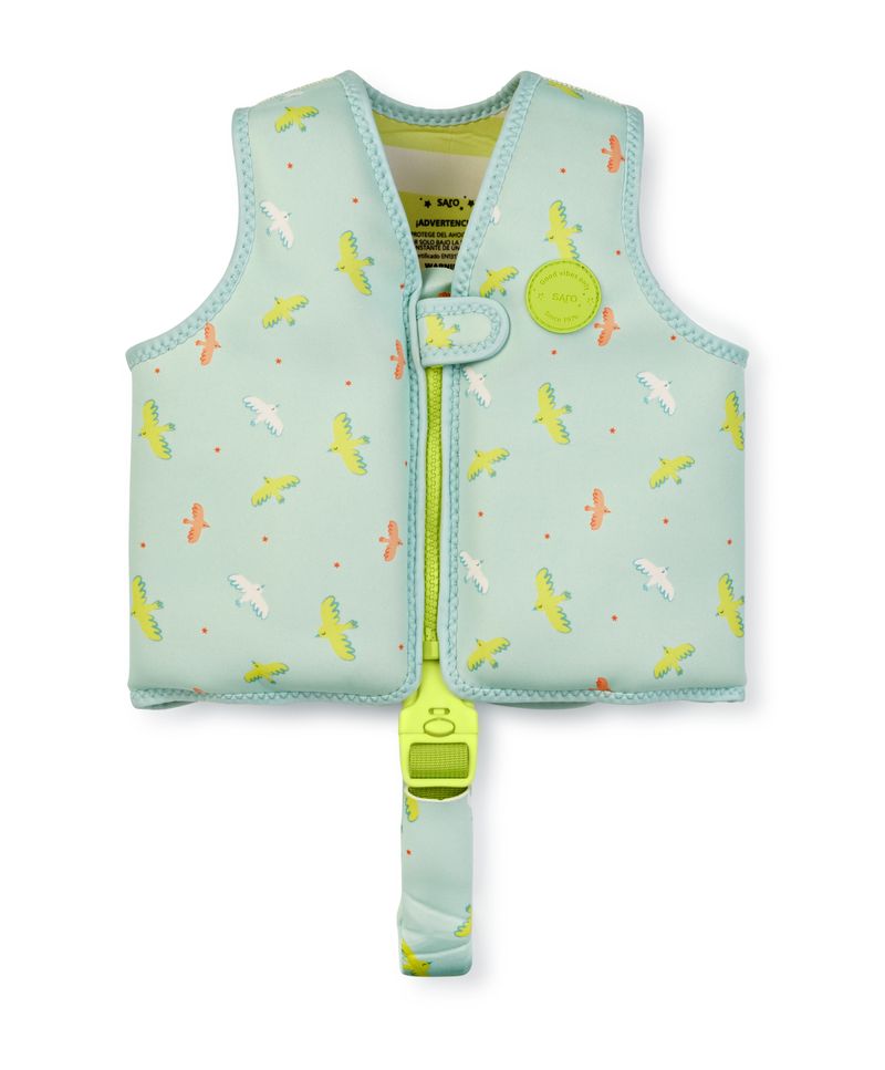 Colete Flutuante Aprendizagem verde