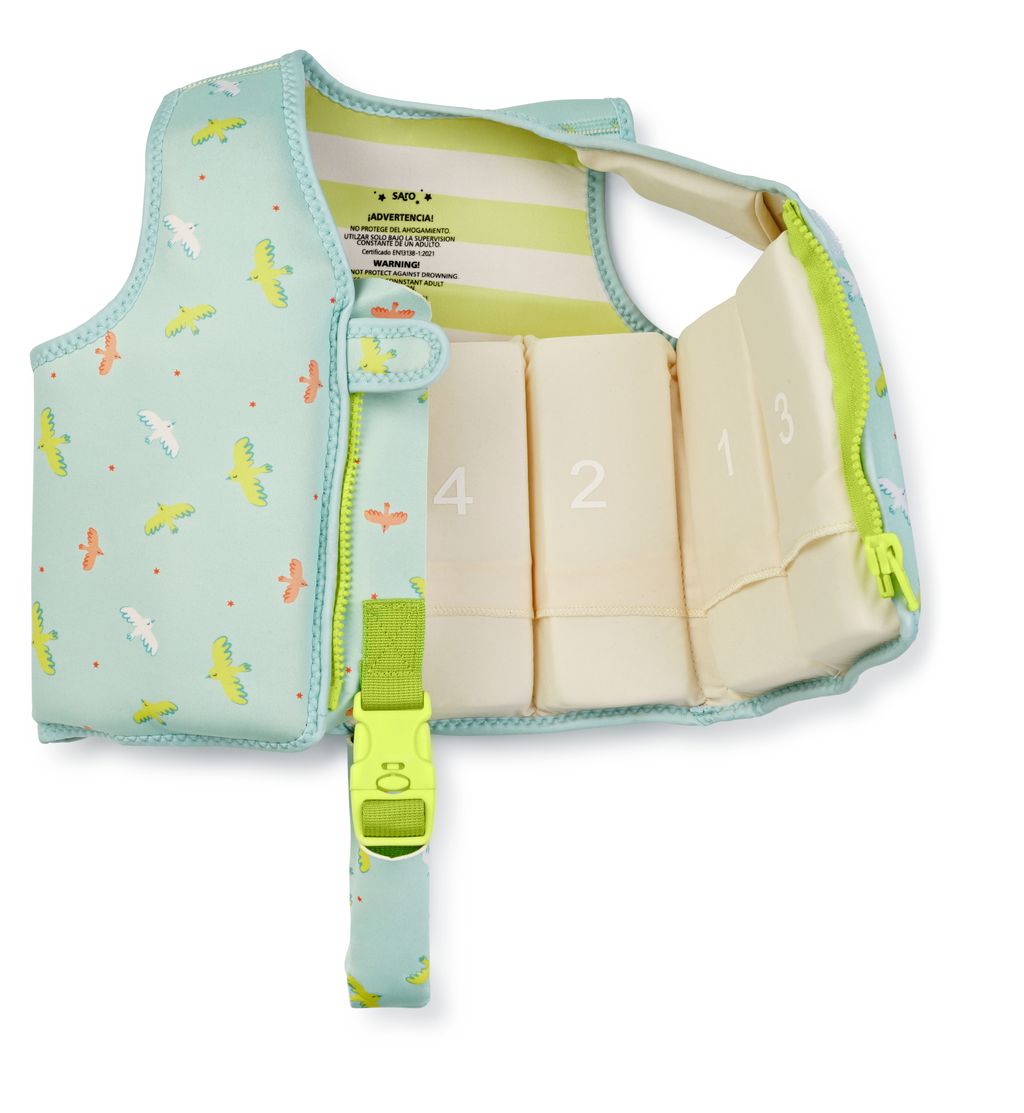 Colete Flutuante Aprendizagem verde