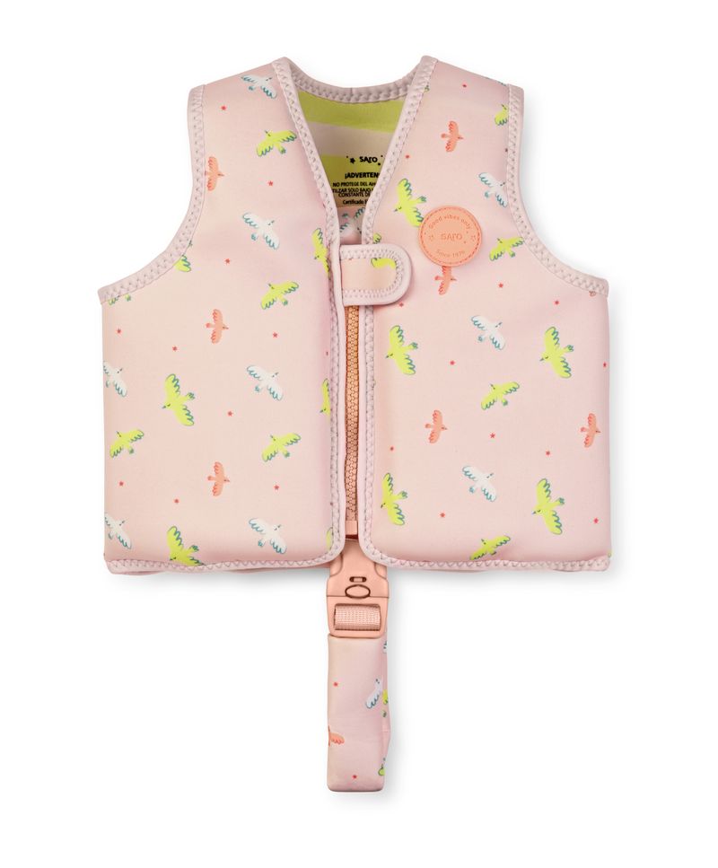 Colete Flutuante Aprendizagem rosa