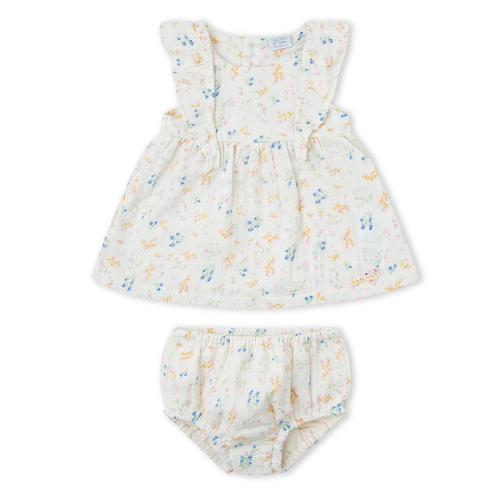 Vestido 2 pcs flowers