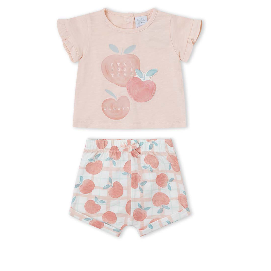 Conjunto 2 pcs  stay positive always