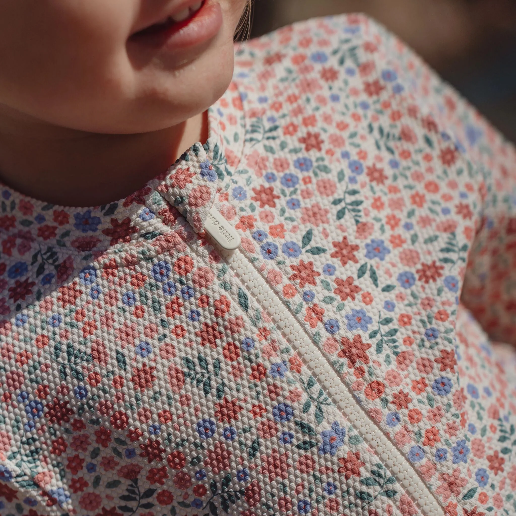 Camisa de banho de manga comprida - Estampado floral