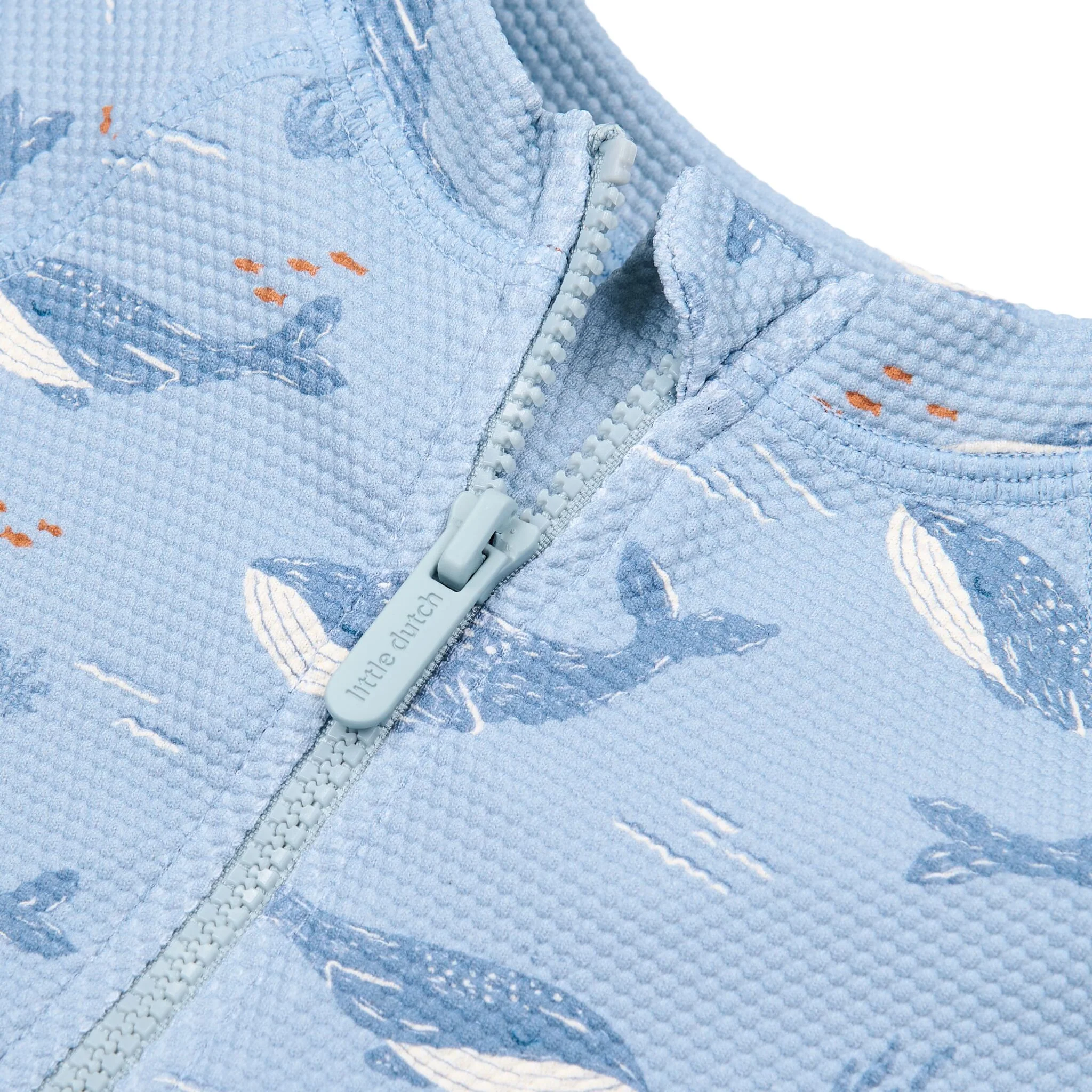 Fato de banho de manga comprida - FPS 40 - Azul - Ocean Splash