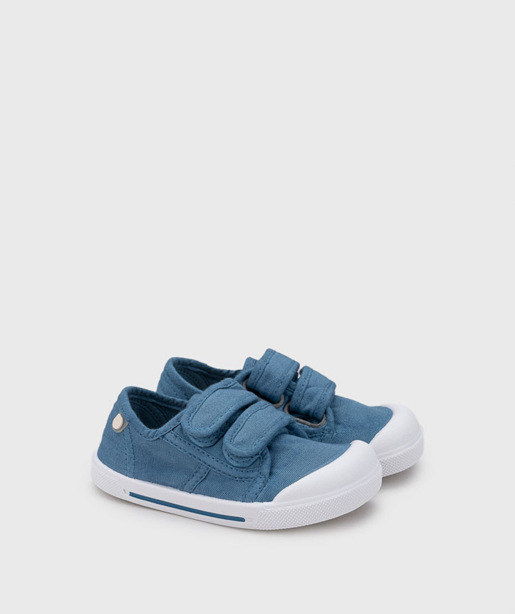 Tênis canvas V. - jeans