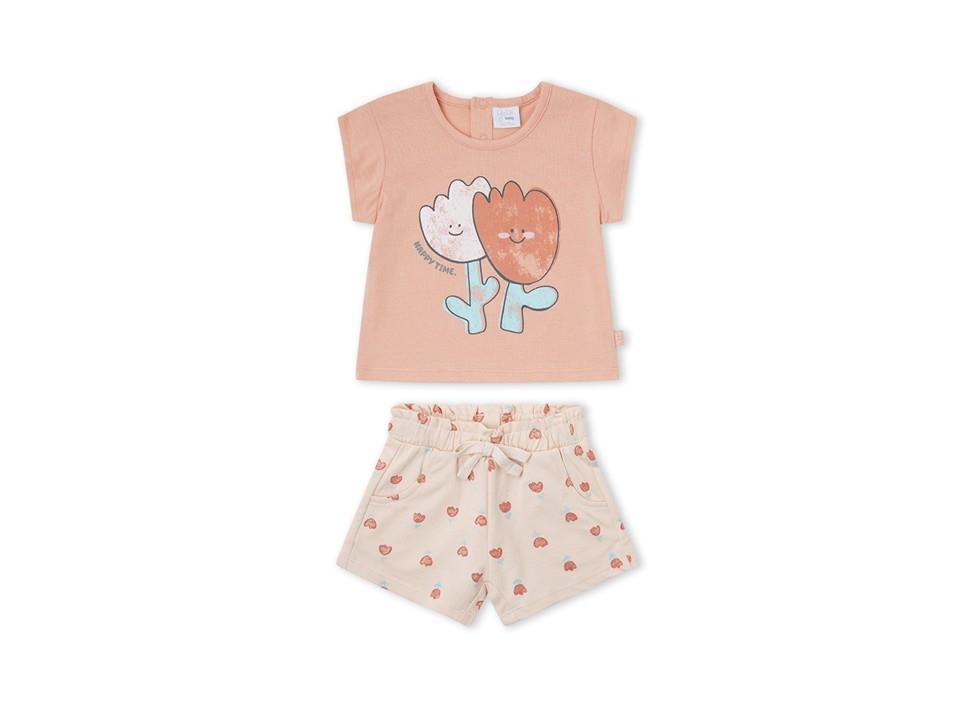 Conjunto 2 pcs menina happy time