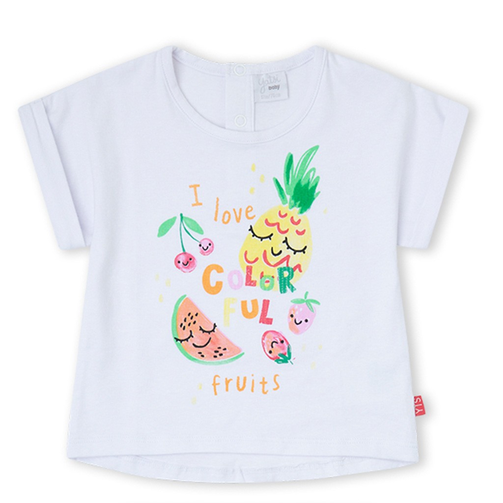 Conjunto 2 pcs menina i love fruits