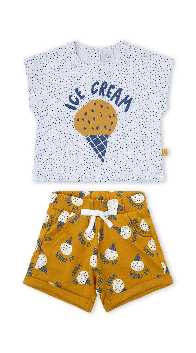 Conjunto 2 pcs menina ice cream