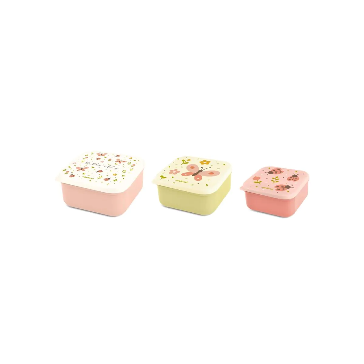 Snack box 3pcs - butterfly
