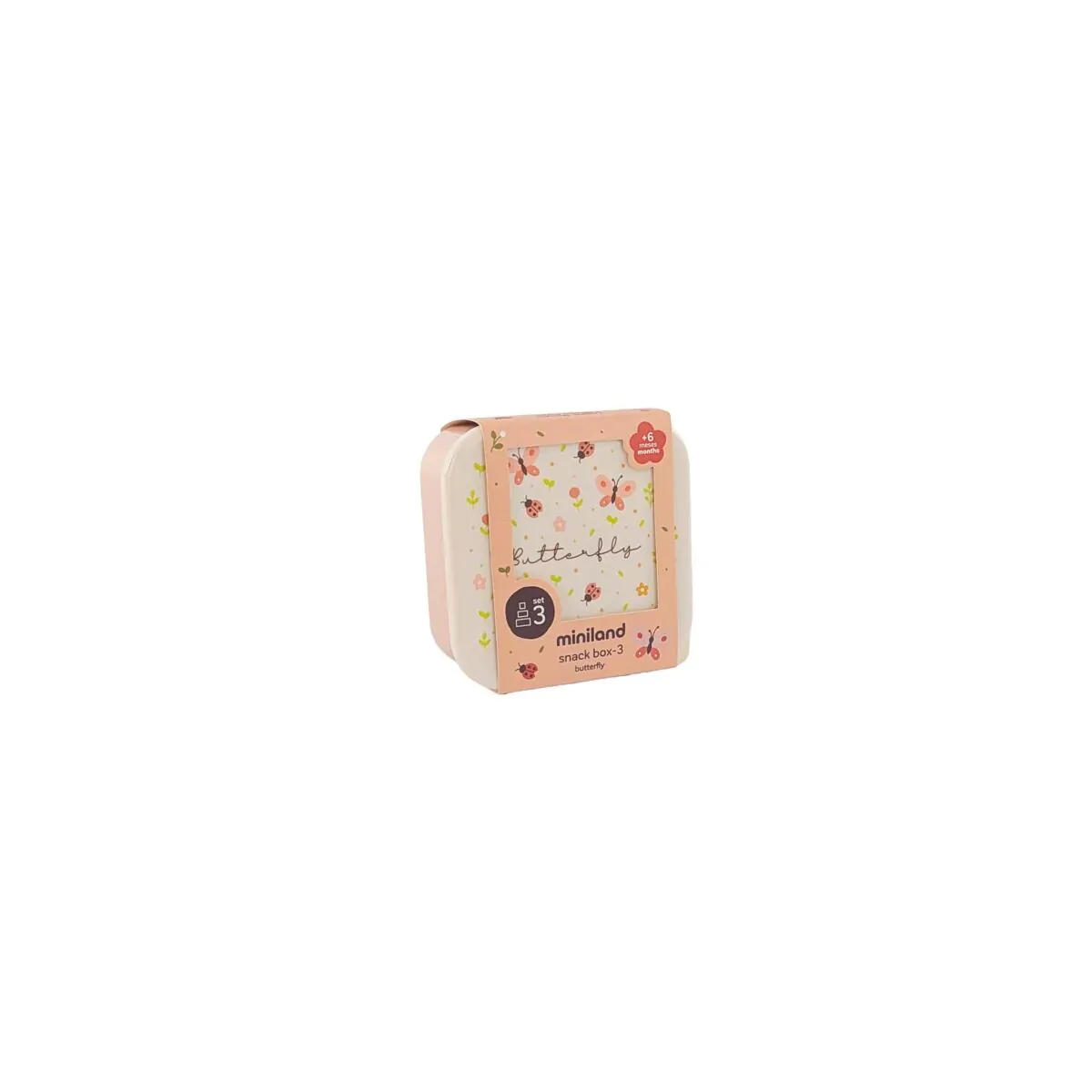 Snack box 3pcs - butterfly
