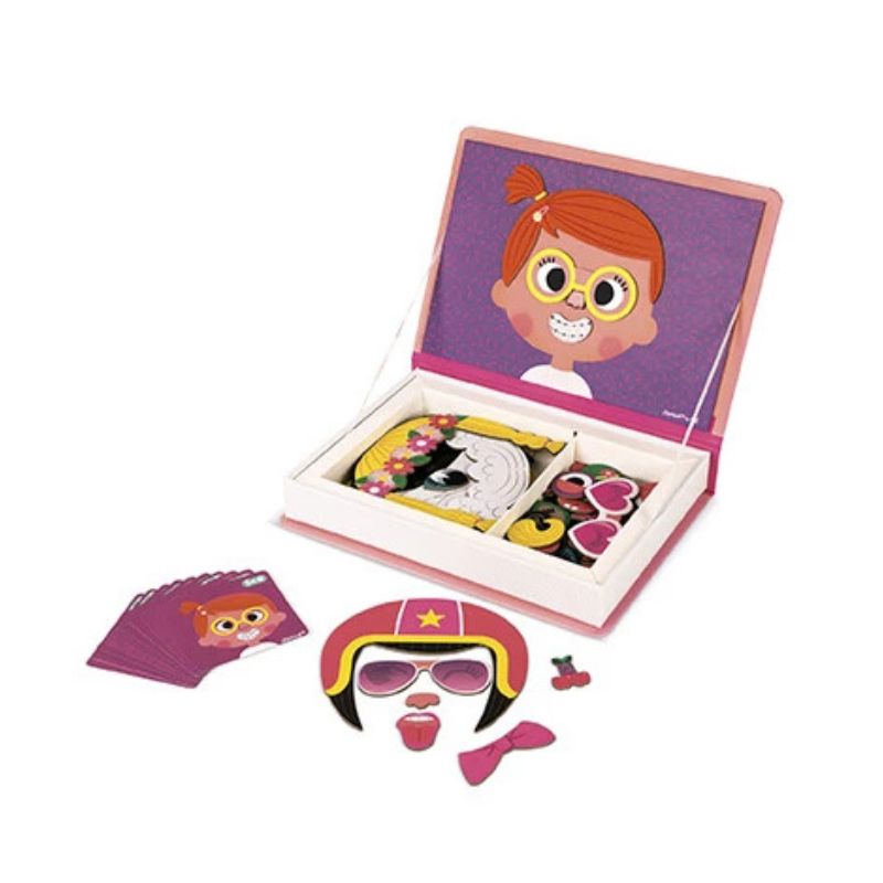 Livro Magnético Crazy Faces Rapariga