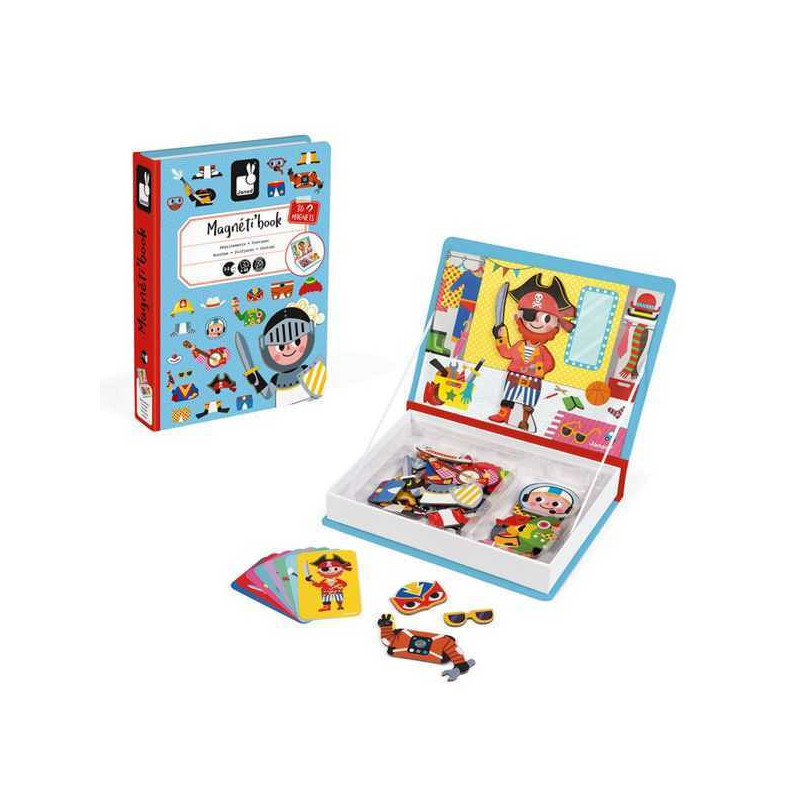 Livro magnetico disfraces menino