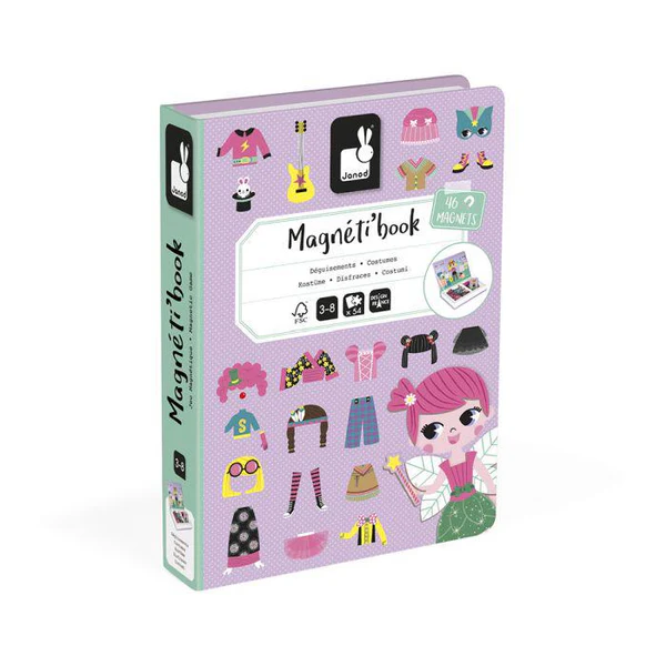 Livro magnético disfraces rapariga