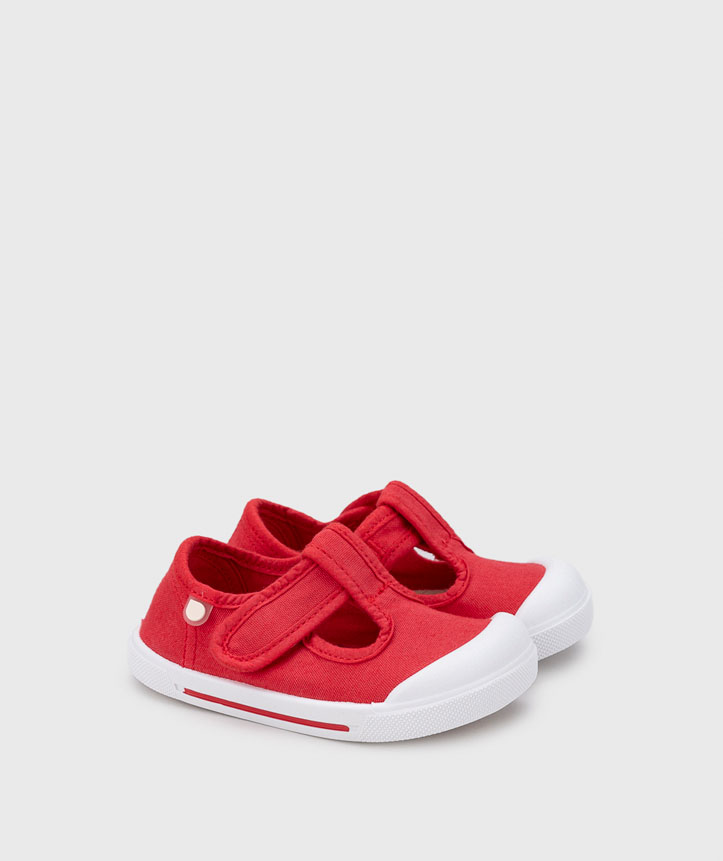 Sapatilhas Canvas Pepito vermelho