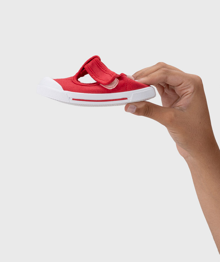 Sapatilhas Canvas Pepito vermelho