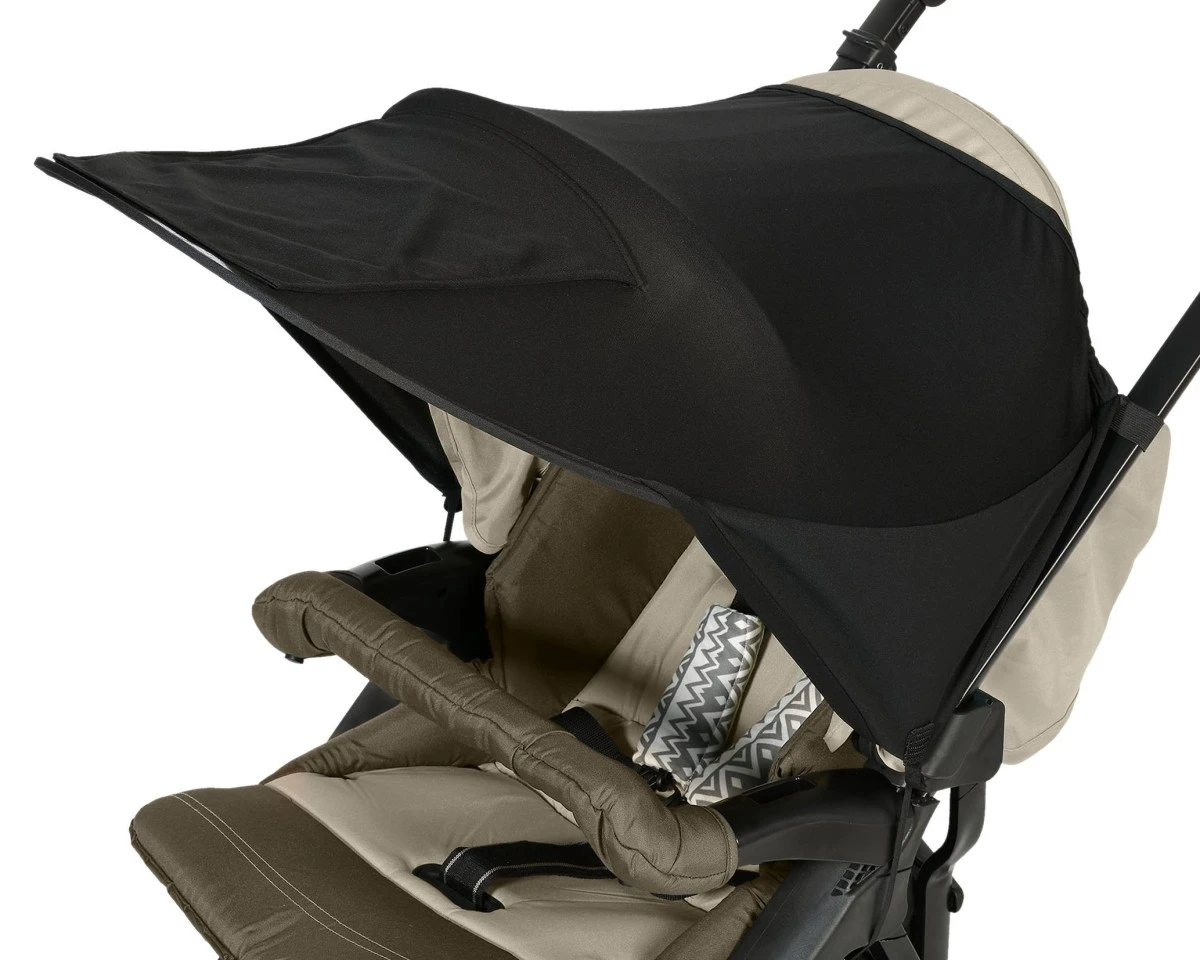 Para-sol para carrinho infantil - preto