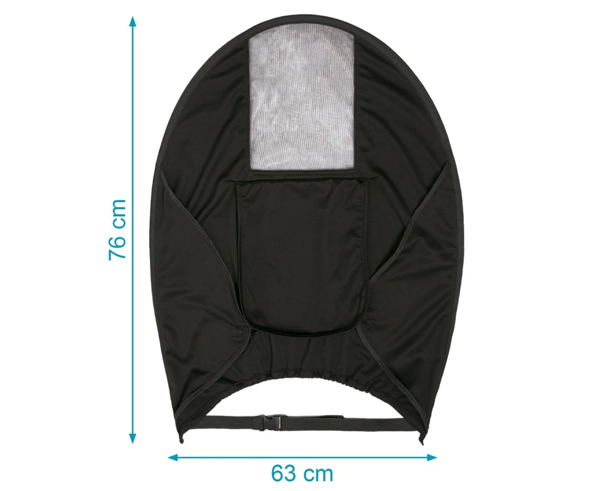 Para-sol para carrinho infantil - preto