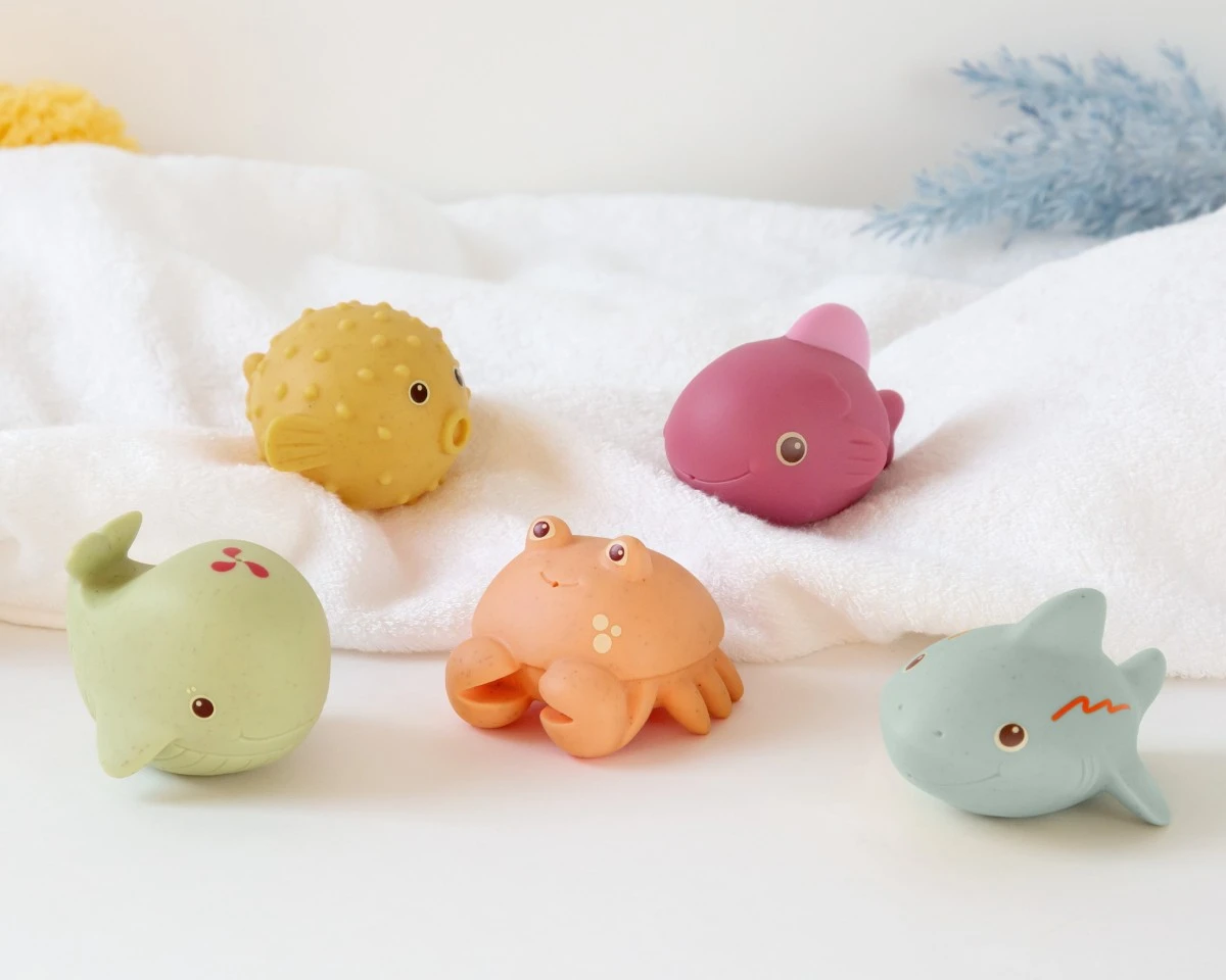 Conjunto de 5 animais marinhos anti-mofo
