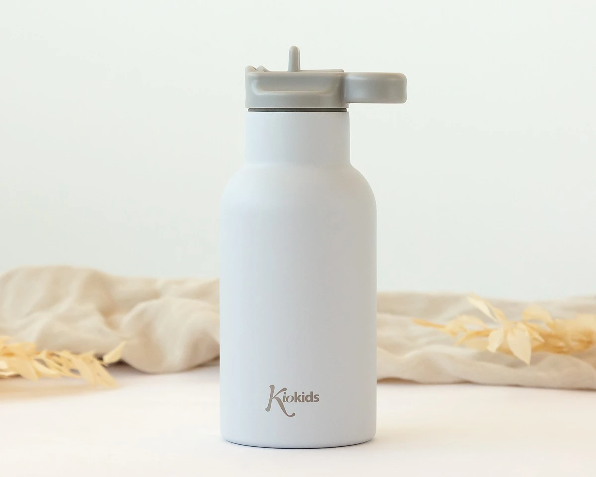 Garrafa cinza de aço inoxidável 350ml
