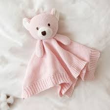 Doudou ursinho algodão