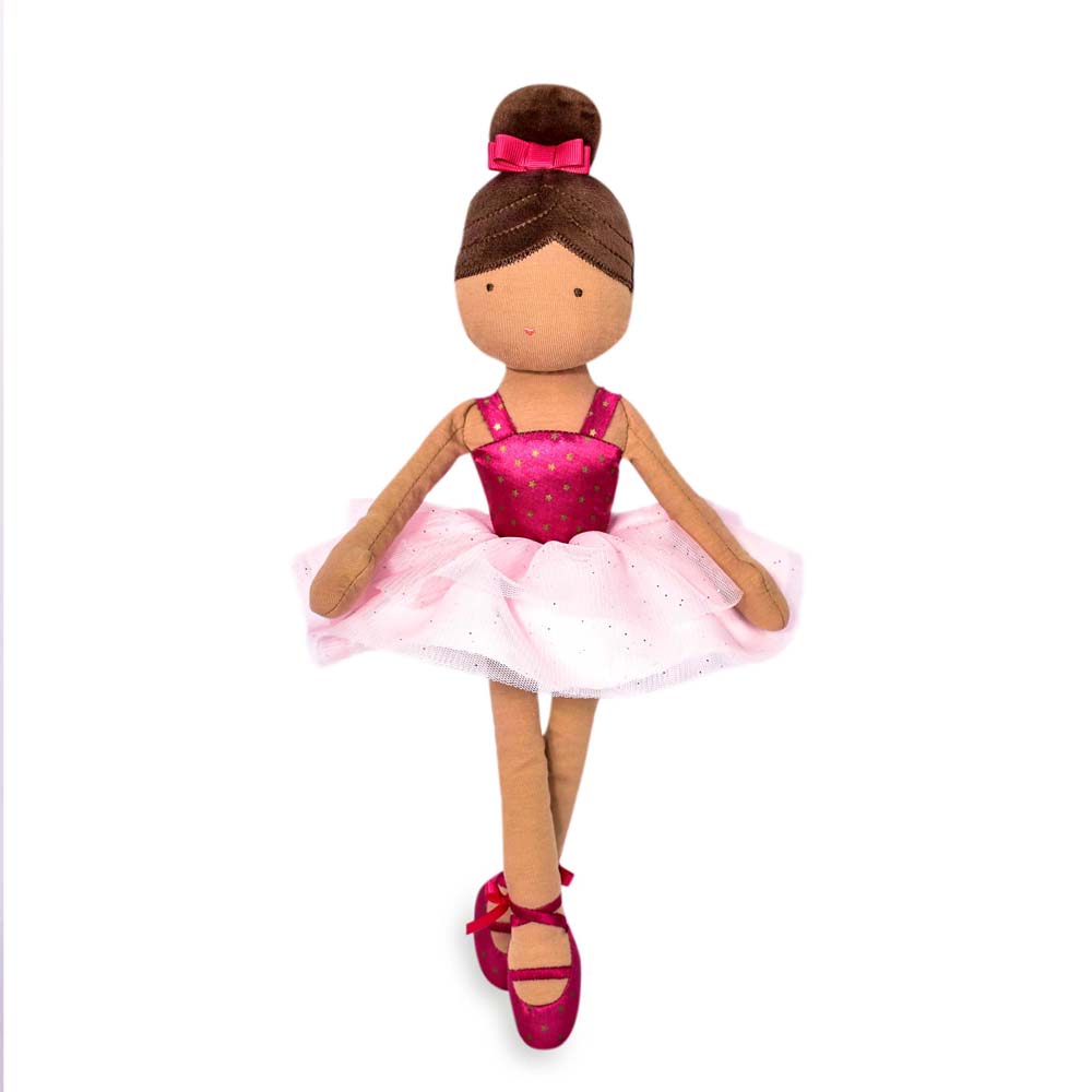 Boneca de pano bailarina - Isadora 35cm
