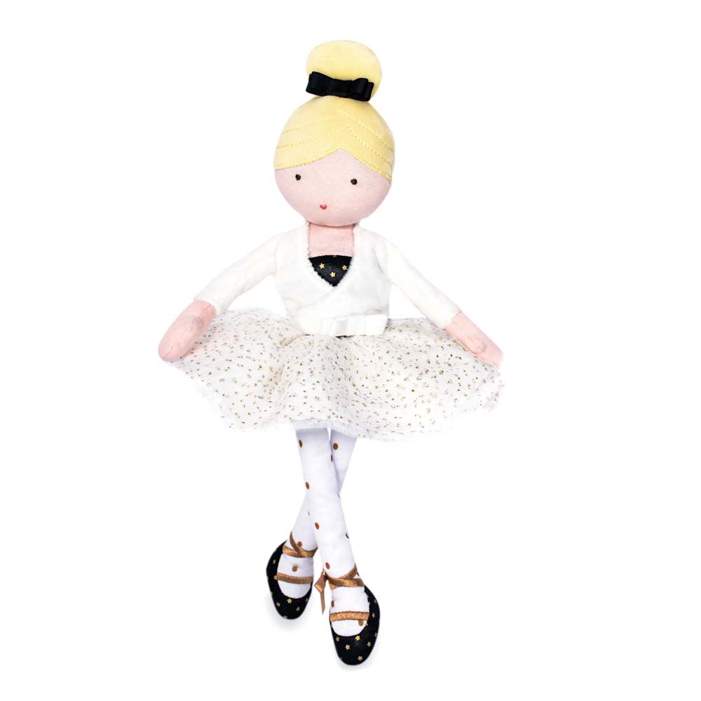 Boneca de pano bailarina - Anais 35cm