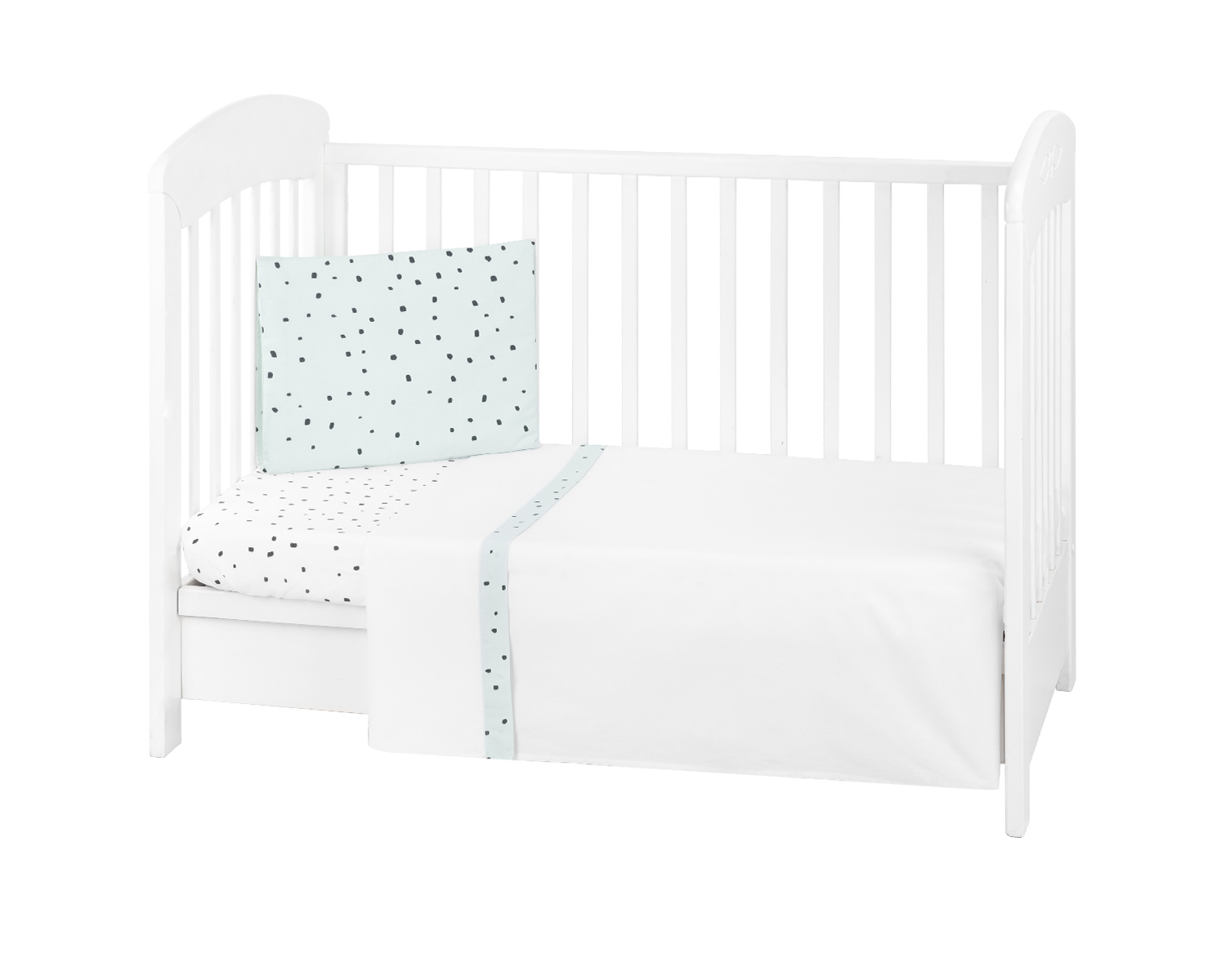 Conjunto 3 pcs Bear mint 140x70cm