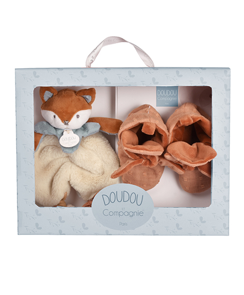 Pack nascimento doudou + pantuflas Timo