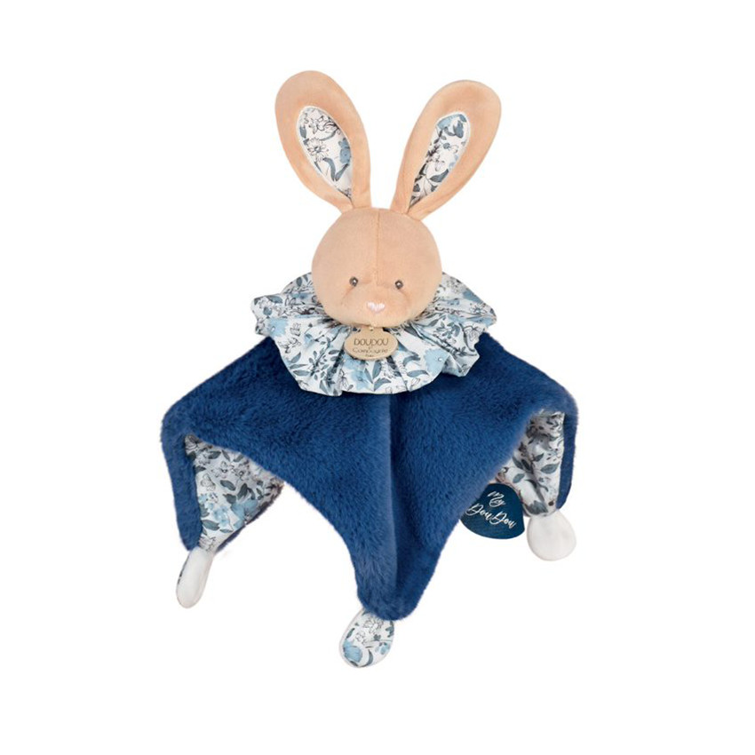 Doudou em forma de bola - coelho azul