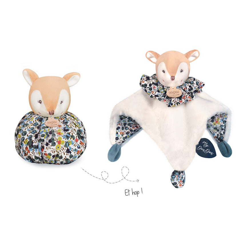 Doudou em forma de bola -  cervo