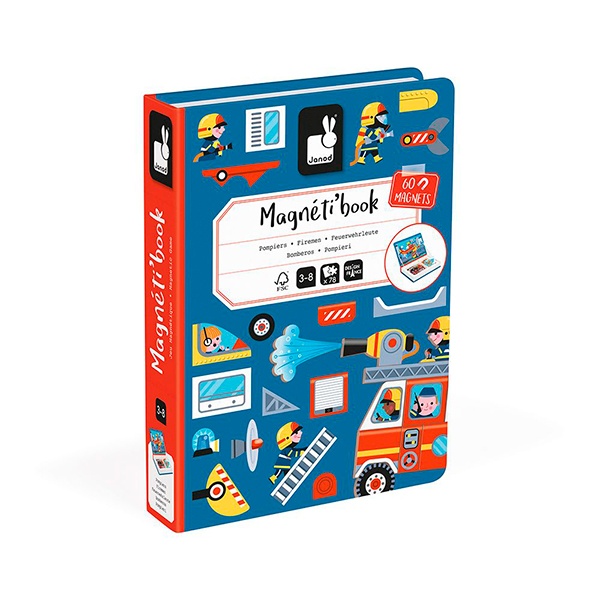 Livro magnetico Bombeiros