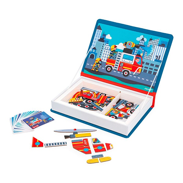 Livro magnetico Bombeiros