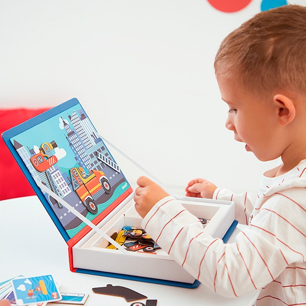 Livro magnetico Bombeiros