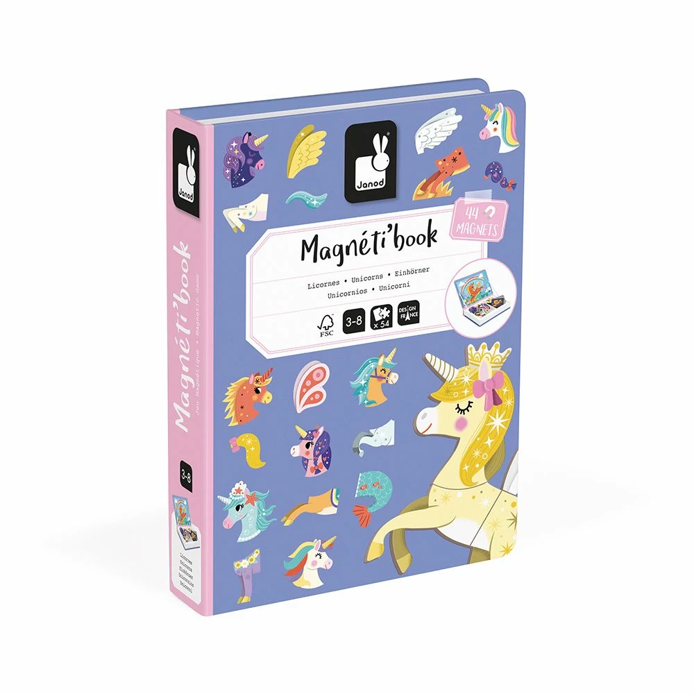 Livro magnetico Licornes