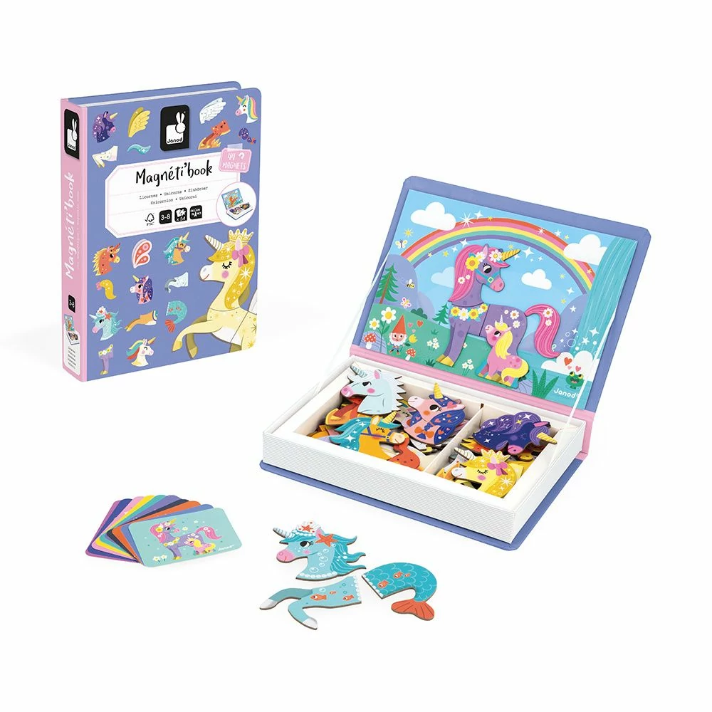 Livro magnetico Licornes