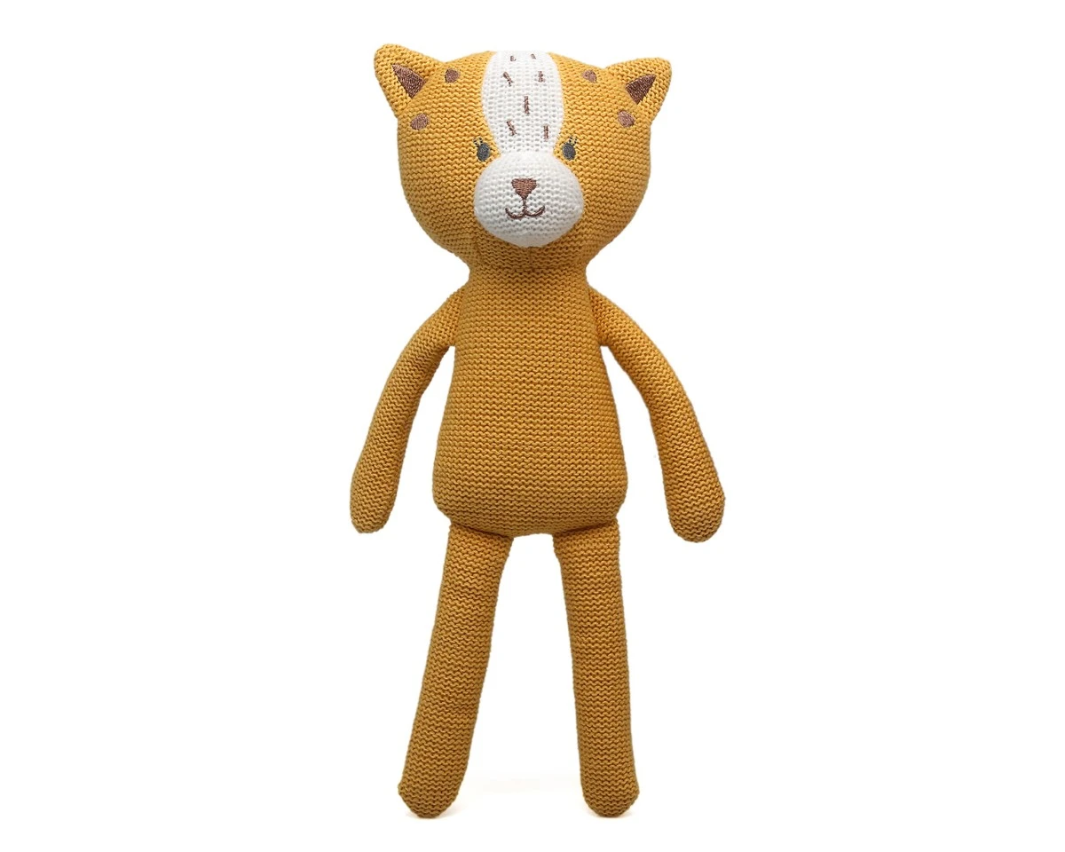Peluche tigre perna longa algodão