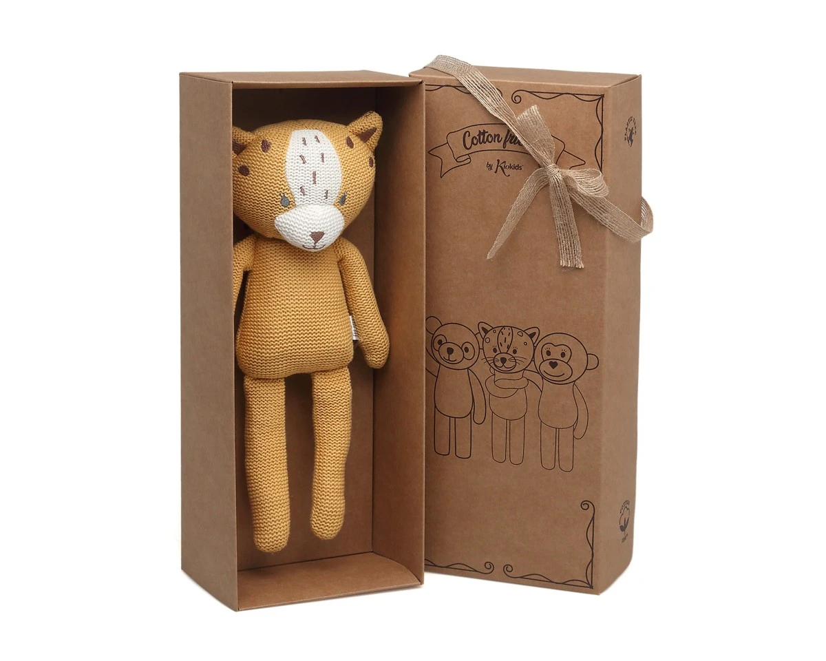 Peluche tigre perna longa algodão