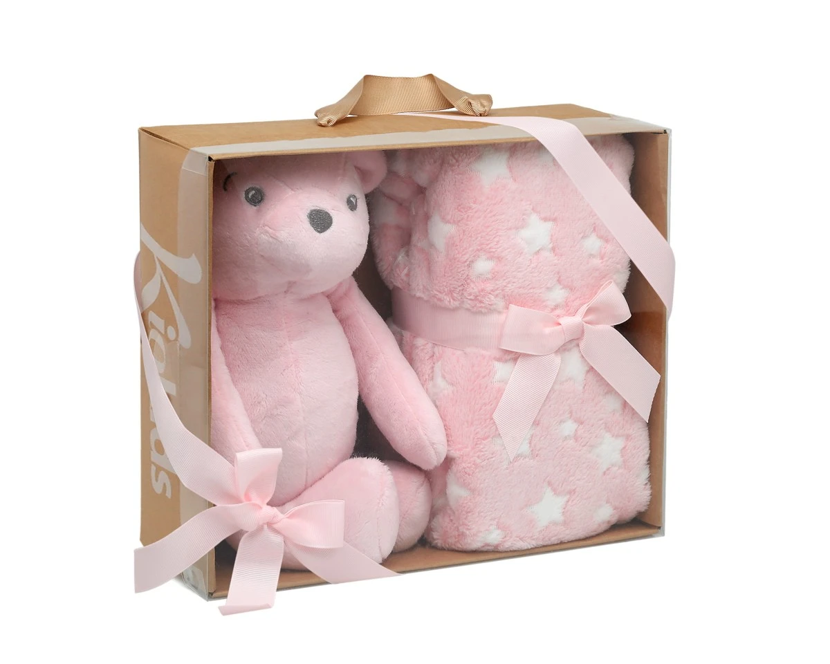 Peluche com manta de estrela