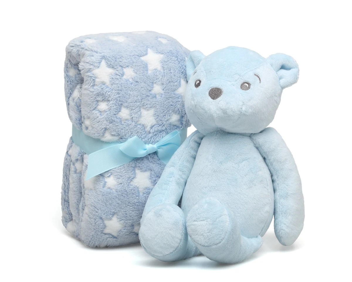 Peluche com manta de estrela